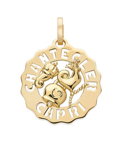 Chantecler Small Rooster Campanella Horn Charm