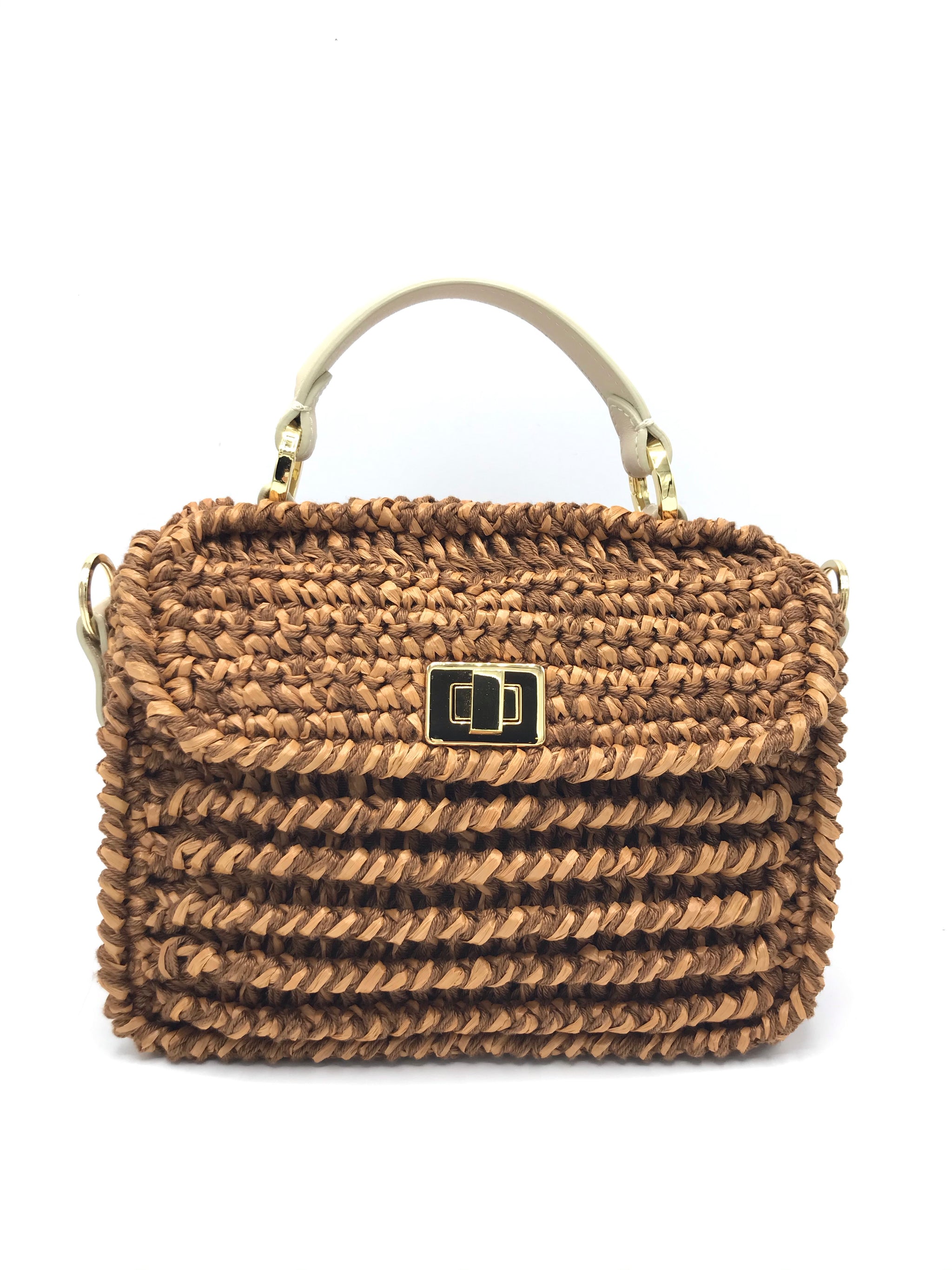 Mini Katherine Tess Two-Tone Bag