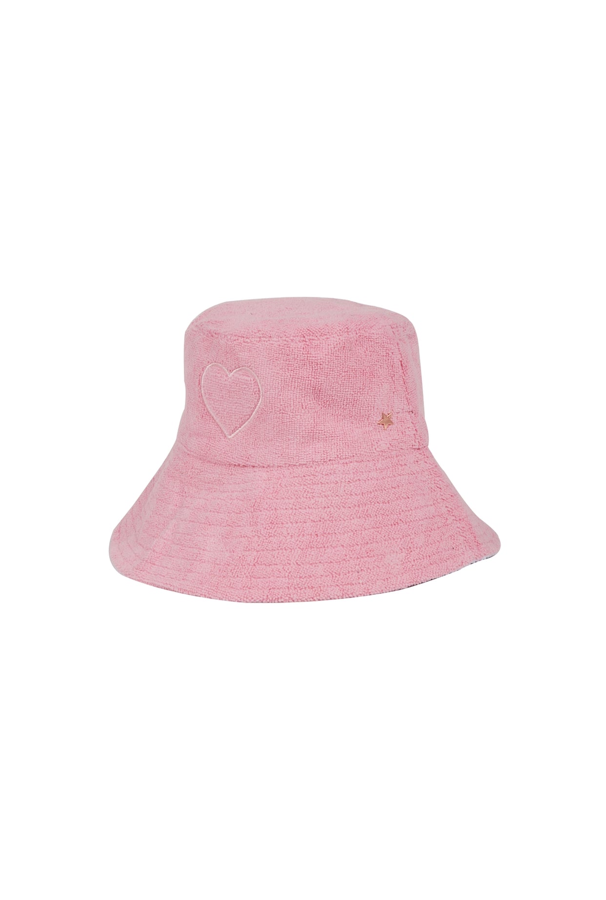 Terry Heart Bucket Hat