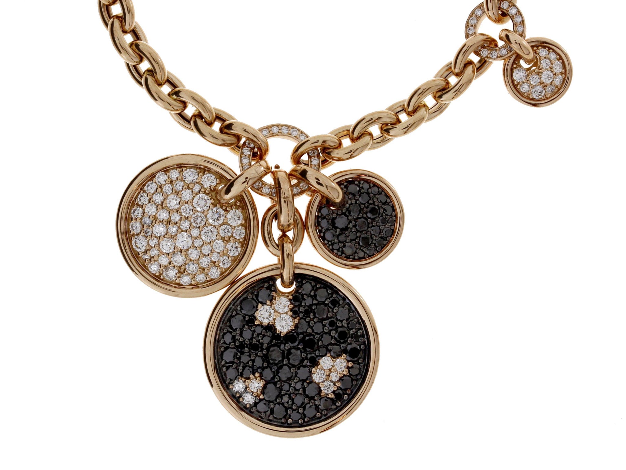 Coin Diamond Necklace