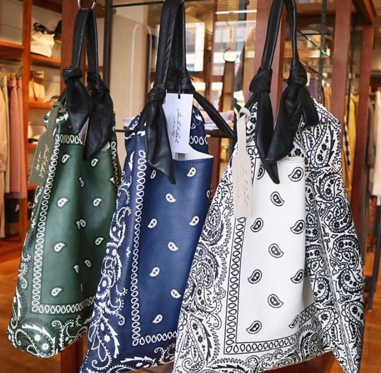 Leather Bandana Picasso Bag
