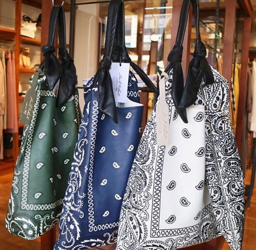 Leather Bandana Picasso Bag