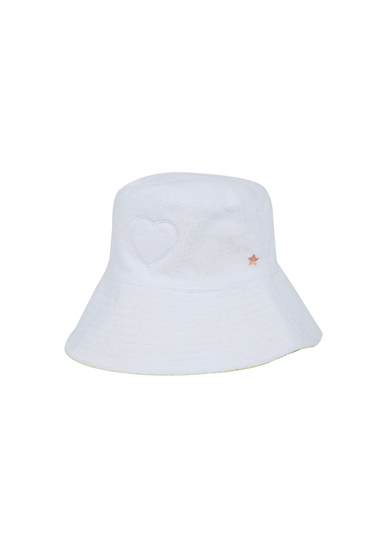 Terry Heart Bucket Hat