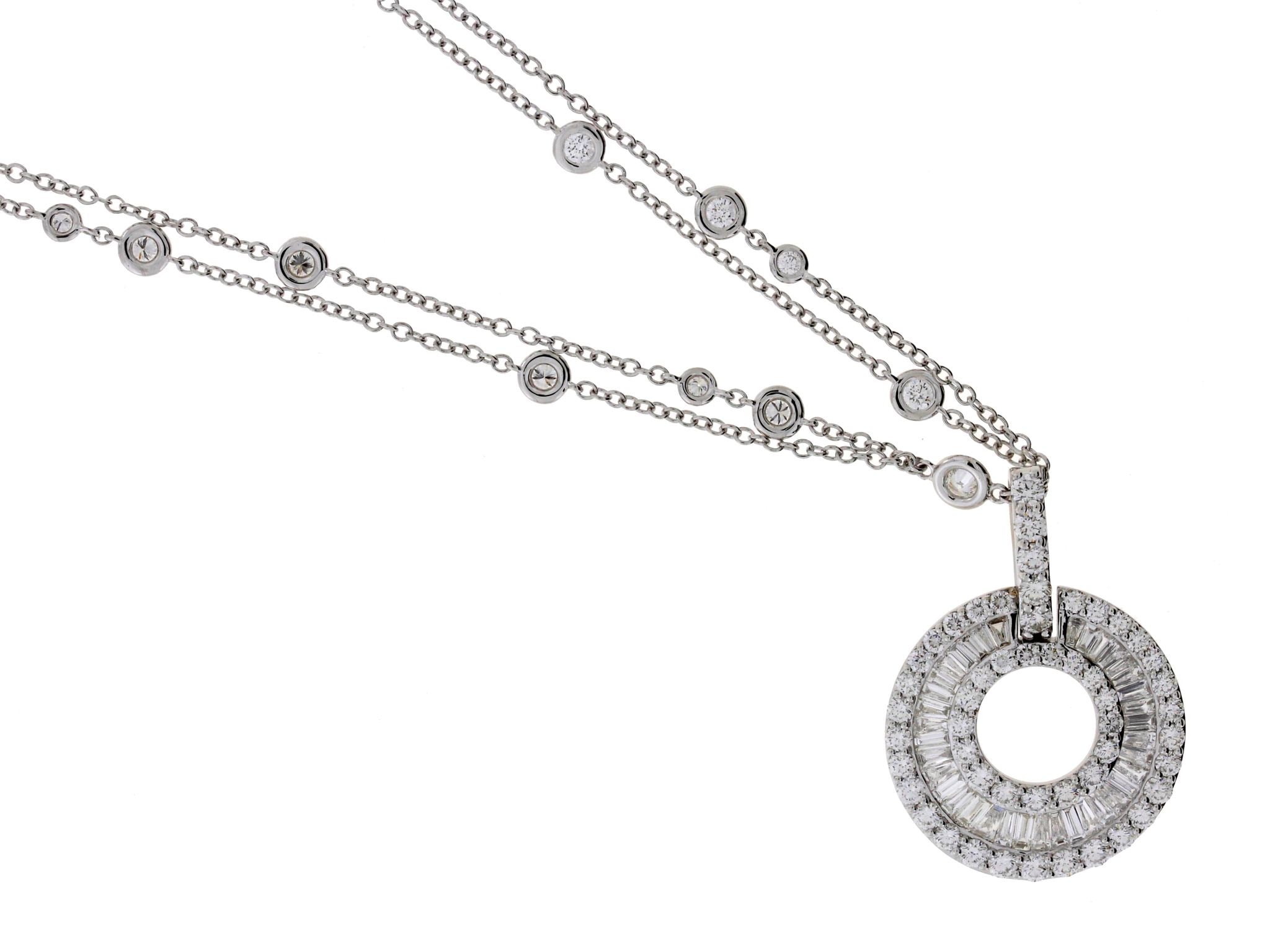 Diamond Sphere Necklace