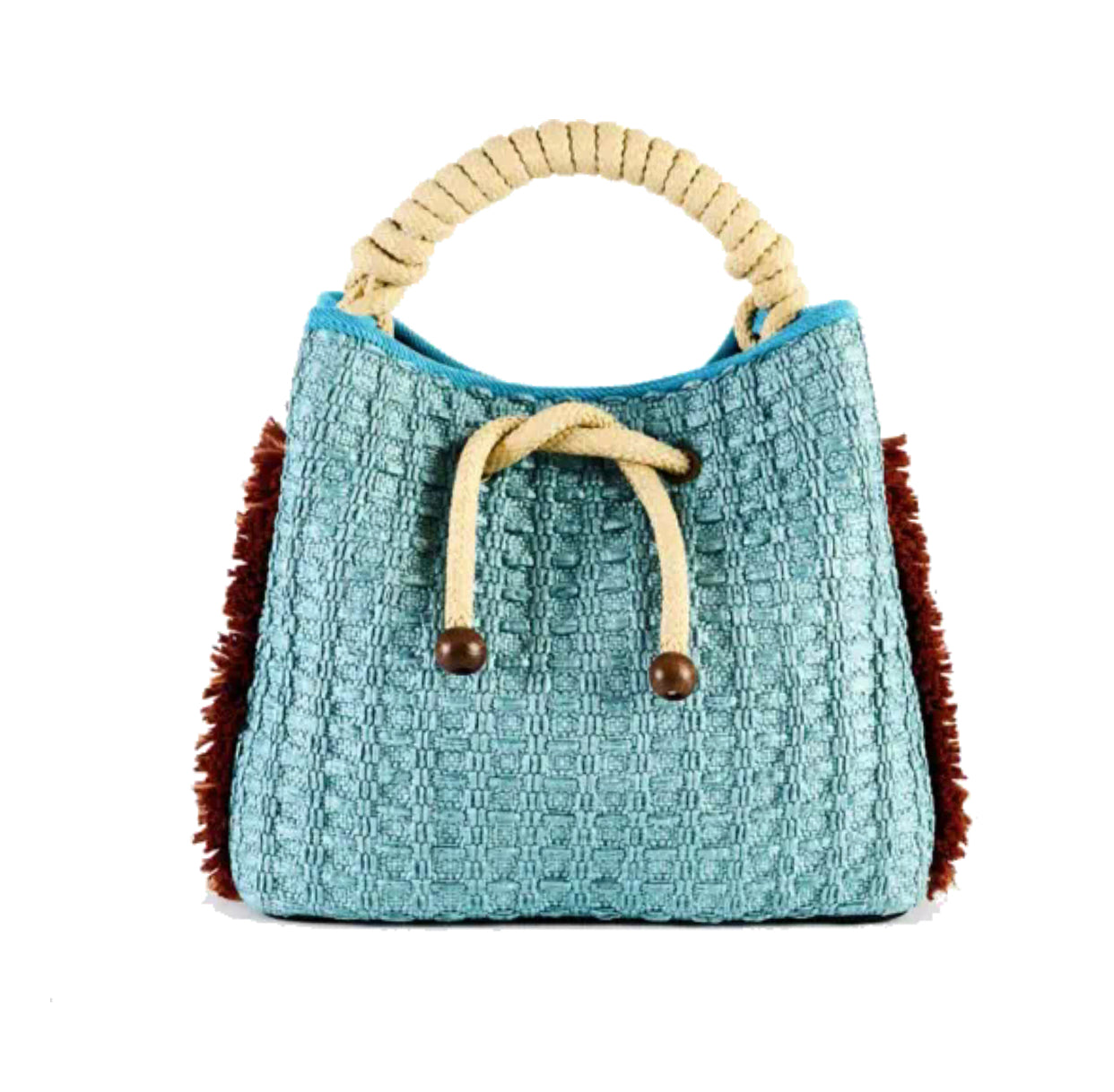 Via Raffia Bucket Bag
